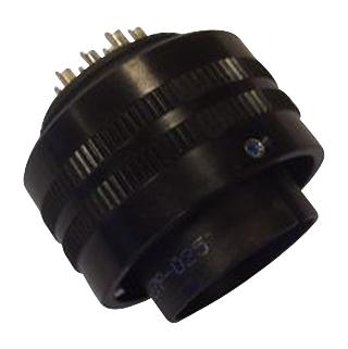 AMPHENOL INDUSTRIAL AIB6LA24-67PC Circular Connector, AIB Series, MIL-DTL-5015 Series, Straight Plug, 19 Contacts, Crimp Pin