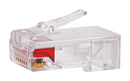 STEWART CONNECTOR ASY39100-004 Modular Connector, w/ 120 ohm Resistor, RJ45 Plug, 1 x 1 (Port), 8P8C, Cable Mount