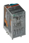 ABB 1SVR405613R8300 Power Relay, IP40, 4PDT, 125 VDC, 6 A, CR-M Series, Socket, DC