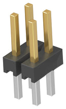 TE CONNECTIVITY 2MM-HB-D02-VT-02-H-TB Pin Header, Board-to-Board, 2 mm, 2 Rows, 4 Contacts, Through Hole Straight, 2MM-HB Series