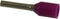 ABB - THOMAS & BETTS F4008 TERMINAL, FERRULE, 22AWG, CRIMP, PURPLE