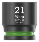 WERA 05005511001 Socket, Hexagonal, Impaktor, 3/8" Drive, 21mm AF, 32mm L