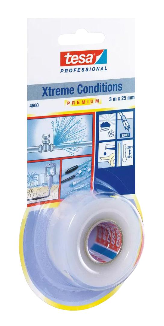 TESA 04600-00000-00 Self-Amalgamating Tape, Transparent, 3 m x 25 mm