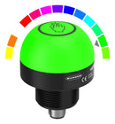 BANNER ENGINEERING K50PTAMGRY3Q Touch Button Switch, Momentary, Normally Open, 12 to 30 VDC, Multicolour, IP67/IP69K, K50 Pro Series