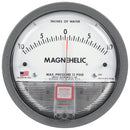 DWYER 2000-0D Differential Pressure Gauge, 0.5 Inch-H2O, -6.67 to 60&deg;C, 1/8" FNPT, Dual Scale