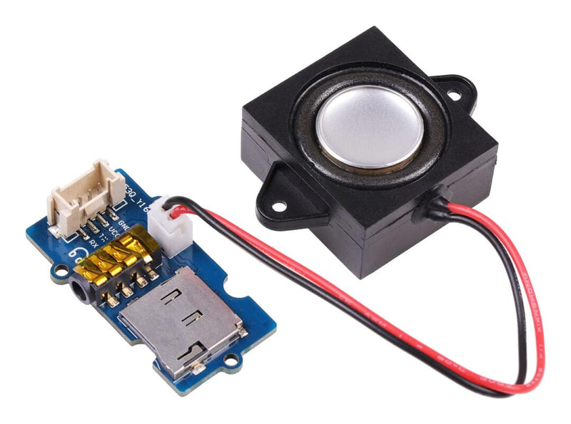 SEEED STUDIO 107020129 MP3 Module V4, Grove, UART Interface, Mini MP3 Player/Walkman, Powered by WT2605X