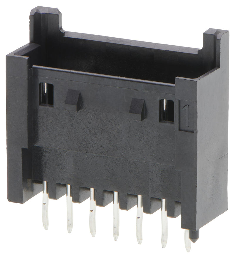 MOLEX 53517-0741 Pin Header, Signal, Wire-to-Board, 2.5 mm, 1 Rows, 7 Contacts, Through Hole Straight