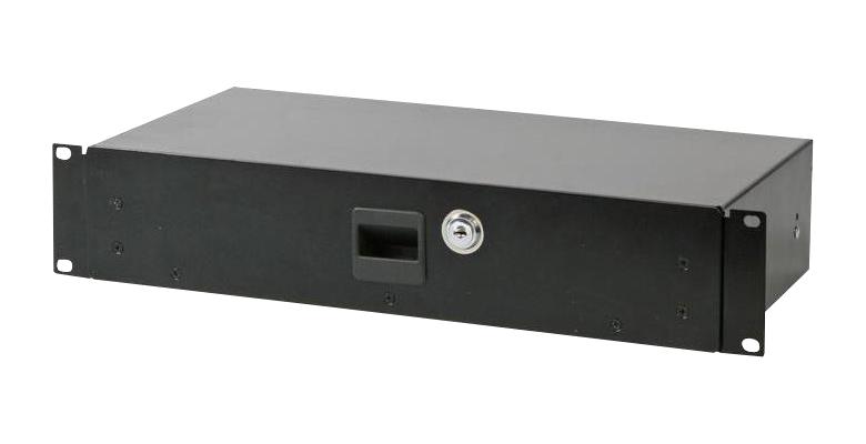 MULTICOMP PRO 555-15445 Enclosure Accessory, Rack Drawer, 19" Rack, Steel, Black, 88 mm, 212.3 mm