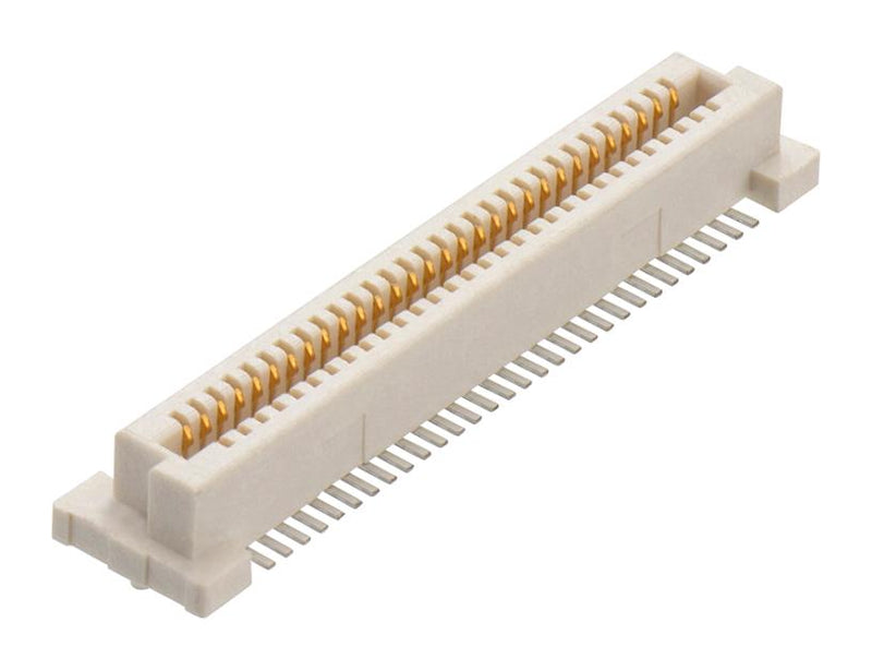Harwin M58-2800642R M58-2800642R Mezzanine Connector Receptacle 0.8 mm 2 Rows 60 Contacts Surface Mount Phosphor Bronze