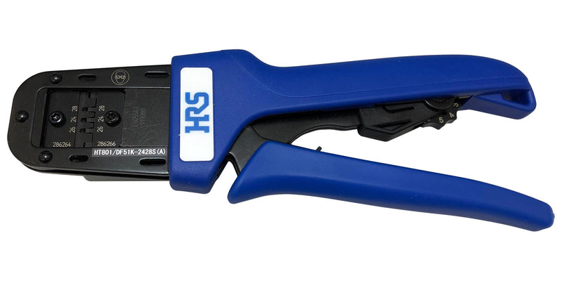 HIROSE / HRS HT802/ZE064-2022P Crimp Tool, Hand, Hirose ZE064W Series ZE064-2022PCF 22-20AWG Pin Contacts, ZE064W Series