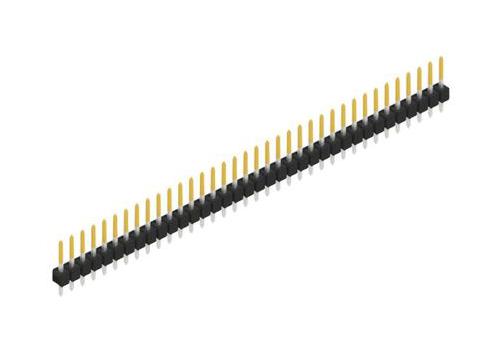 FISCHER ELEKTRONIK SL 11 124 36 S Pin Header, Board-to-Board, Wire-to-Board, 2.54 mm, 1 Rows, 36 Contacts, Through Hole Straight
