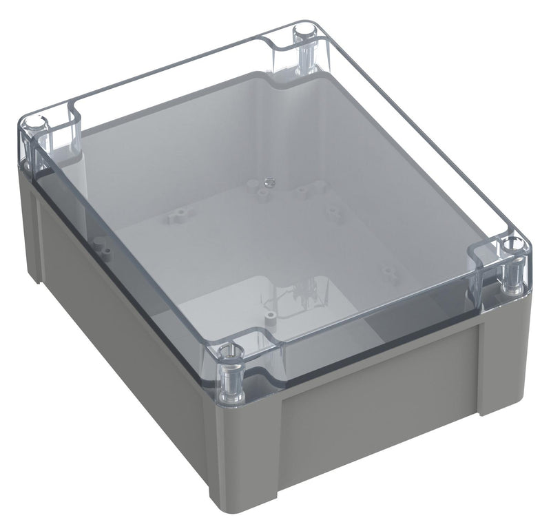 MULTICOMP PRO MP011705 Plastic Enclosure, Multipurpose, Polycarbonate, 105.64 mm, 191.14 mm, 240 mm, IP40, IP65