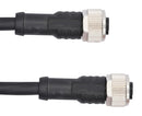 AMPHENOL LTW M12A08FL-12AFL-SBA05 Sensor Cable, A Code, Black, M12 Receptacle, M12 Receptacle, 8 Positions, 500 mm, 19.6 ", M Series