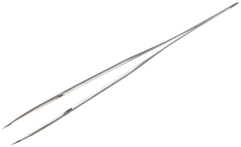 WELLER EREM 5BSA Tweezer, Precision, Curve/Pointed Tip, 115mm, Stainless Steel