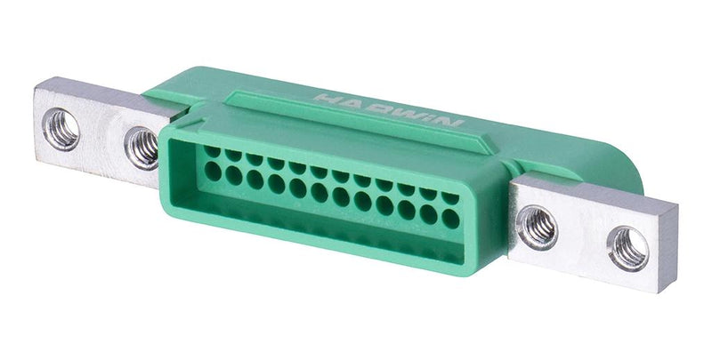 HARWIN G125-3243496M5 Connector Housing, Black / Green, Gecko SL G125, Plug, 34 Ways, 1.25 mm