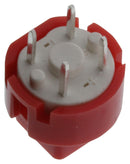 C&K COMPONENTS D6C40 F1 LFS KEYBOARD PB SWITCH, SPST, 0.1A, 32V, RED