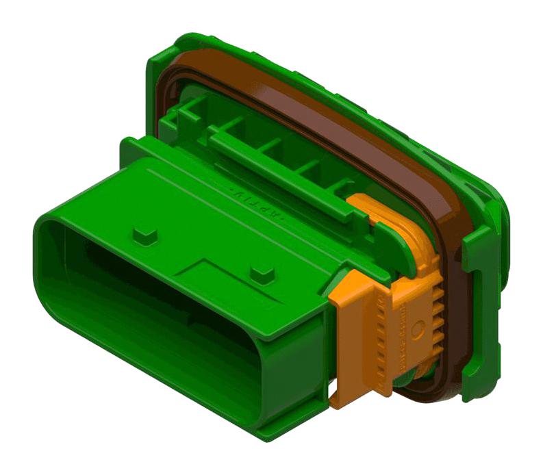 APTIV / DELPHI 33342238 Automotive Connector Housing, CTCS XP 1.5/2.8 Series, Plug, 16 Ways