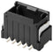 MOLEX 205972-0041 Pin Header, Black, Power, Wire-to-Board, 2 mm, 1 Rows, 4 Contacts, Surface Mount Right Angle