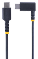 Startech R2CCR-15C-USB-CABLE R2CCR-15C-USB-CABLE USB Cable Type C Plug to 90&deg; 150 mm 5.9 " 2.0 Black