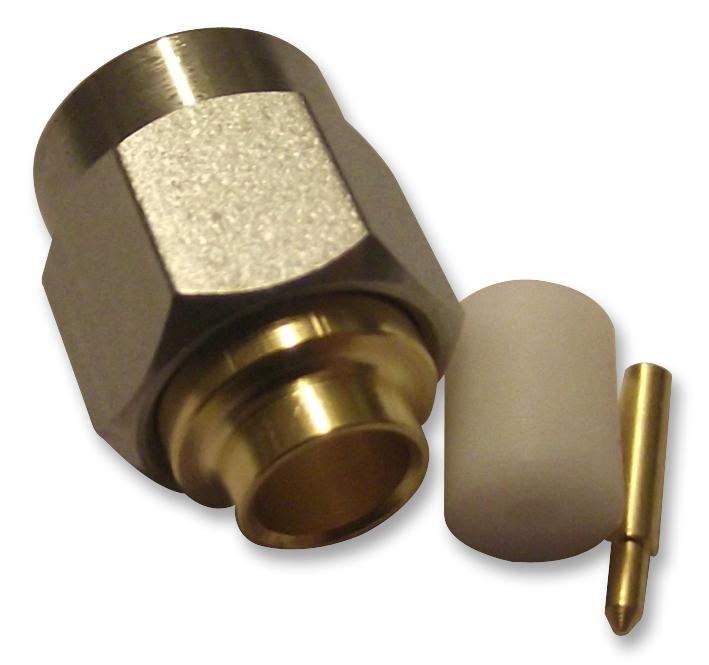 AMP - TE CONNECTIVITY 1050525-1 RF / Coaxial Connector, SMA Coaxial, Straight Plug, Solder, 50 ohm, RG402/U, Beryllium Copper