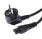 MULTICOMP PRO MP-FCR72037 Mains Power Cord, PVC, Schuko Style, 90&deg; CEE 7/7 Plug to IEC 60320 C5, 2 m, 2.5 A, 250 VAC, Black