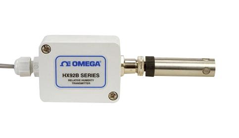 OMEGA HX92BV2 Relative Humidity Transmitter, HX92B Series, 0% to 100% RH, 4%, Voltage Output