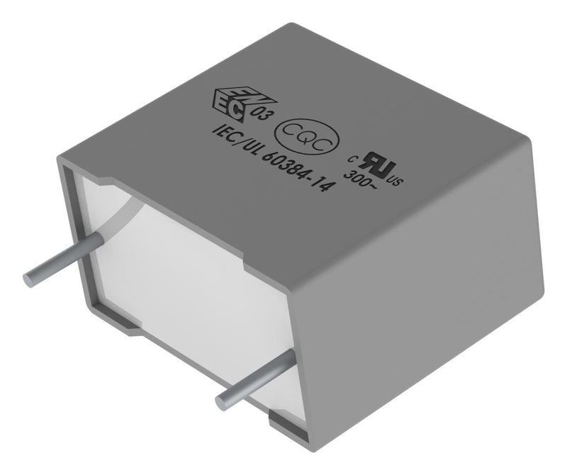 KEMET R413N322050D0K Safety Capacitor, Metallized PP, Radial Box - 2 Pin, 0.22 &micro;F, &plusmn; 10%, Y2, Through Hole