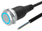 EAO 82-6655.2124 Vandal Resistant Switch, Ring Illuminated, 24V LED, 82 Series, 22 mm, SPDT, Maintained