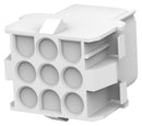 AMP - TE CONNECTIVITY 927231-5.. Connector Housing, Natural, Universal MATE-N-LOK Series, Receptacle, 9 Ways, 6.35 mm
