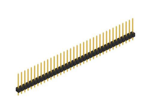 FISCHER ELEKTRONIK SL 11 164 36 G Pin Header, Board-to-Board, Wire-to-Board, 2.54 mm, 1 Rows, 36 Contacts, Through Hole Straight