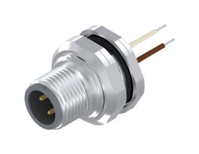 AMPHENOL CONEC 43-01088 Sensor Cable, A Coded, M12 Plug, Free End, 4 Positions, 500 mm, 19.7 "