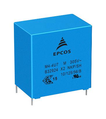 EPCOS B32918H4825M000 Safety Capacitor, Metallized PP, Radial Box - 4 Pin, 8.2 &micro;F, &plusmn; 20%, X1, Through Hole