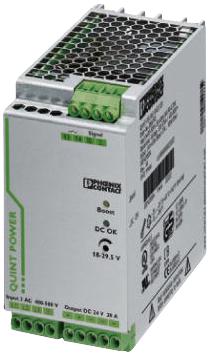 PHOENIX CONTACT 2320924 AC/DC DIN Rail Power Supply (PSU), ITE, 1 Output, 480 W, 24 VDC, 20 A
