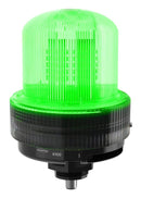 BANNER ENGINEERING K100PBLGYRAQ Beacon/Sounder, LED, Green, Red, Yellow, Flashing, 92.71mm Dia., Multiple Tone, 101dB, 48VDC, IP66