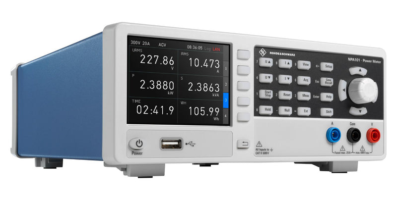 ROHDE & SCHWARZ NPA101 POWER METER, 1CH, 100KHZ, 100 TO 230V