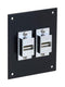 L-COM USP2ECF-UAASB UNIV SUB PANEL, USB A/A RECPT COUPLER/2P