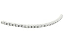 HELLERMANNTYTON 901-11028 Wire Marker, Helagrip, Slide On, Chevron Cut, Pre Printed, E, Black, White, 3.5mm, 3 mm