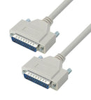 L-COM CRMN25MM-10 Computer Cable, D Subminiature Plug, 25 Way, D Subminiature Plug, 25 Way, 10 ft, 3.05 m