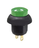 MULTICOMP PRO MPP12-6B2G6SM4CAS05L00 Pushbutton Switch, Non-Illuminated, MP Pushbutton Switches High-Raised, 13.6 mm, SPST, Off-(On)