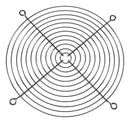 ORION FANS G200-12 Fan Finger Guard, Steel - Wire Form, Orion Fans OA200AN-METAL Series 200mm Axial Fans, 147 mm