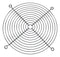 ORION FANS G200-12 Fan Finger Guard, Steel - Wire Form, Orion Fans OA200AN-METAL Series 200mm Axial Fans, 147 mm