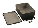 HAMMOND 1590WSFBK Metal Enclosure, Water Tight, Small, Diecast Aluminium, 45.49 mm, 81.5 mm, 139.1 mm, IP65