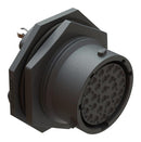 AMPHENOL SINE/TUCHEL RTS716ND26S0332 Circular Connector, ecomate Aquarius Series, Jam Nut Receptacle, 26 Contacts, PCB Socket