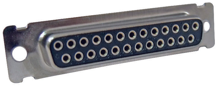 ITT CANNON DCMAM37SF225 D SUB CONNECTOR, STANDARD, 37 POSITION,