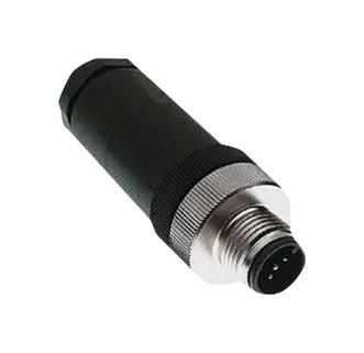 TURCK BS 8151-0/PG9 Sensor Connector, Field wireable, M12, Female, 5 Positions, Screw Socket, Straight Cable Mount