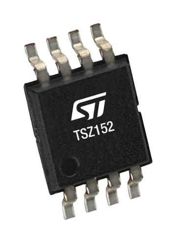 STMICROELECTRONICS TSZ152IST Operational Amplifier, 2 Channels, 1.6 MHz, 0.8 V/&micro;s, 1.8V to 5.5V, MiniSOIC, 8 Pins