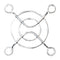 HIGHLAND HIG-W40 Fan Finger Guard, Steel - Wire Form