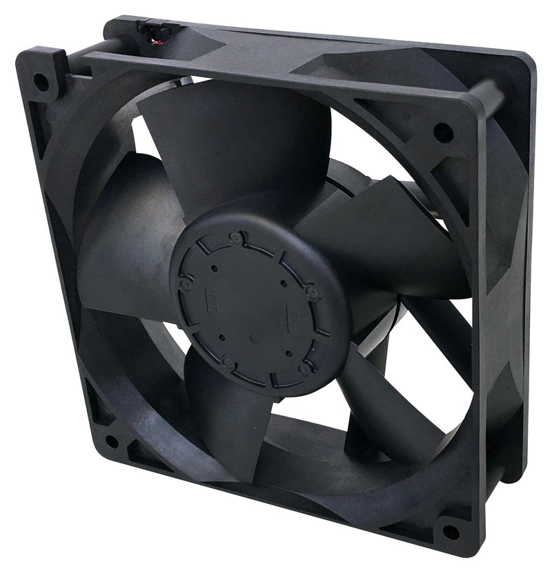 NMB TECHNOLOGIES 12038VA-24Q-EA-E0 DC Axial Fan, 24 V, Square, 120 mm, 38 mm, Ball Bearing, 215.7 CFM