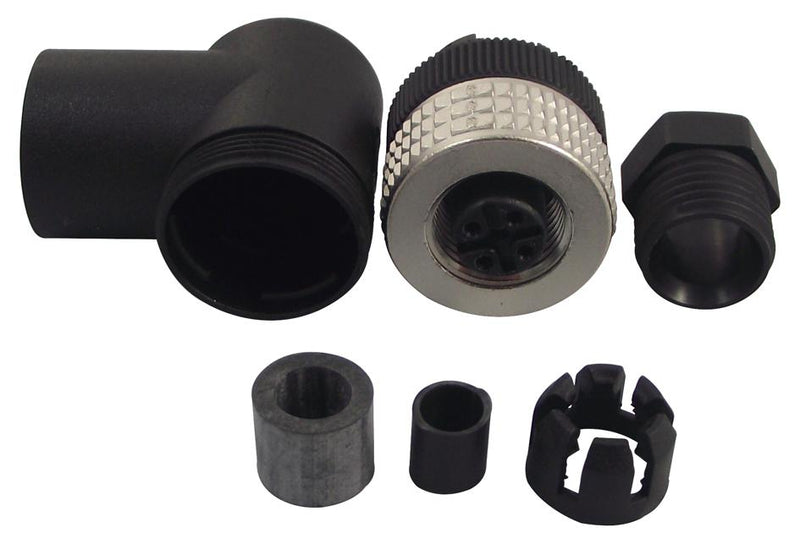 HIRSCHMANN ELWIKA 5012 PG7 Circular Connector, Circular Industrial, E Series M12, Cable Mount Receptacle, 5 Contacts