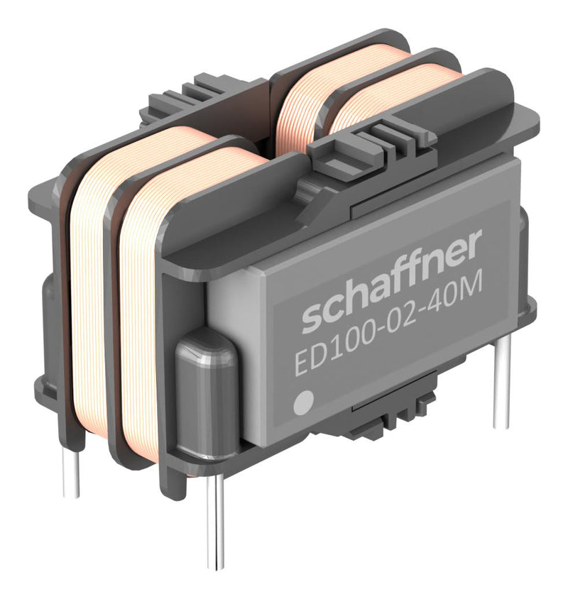 SCHAFFNER - TE CONNECTIVITY ED100-0.2-40M Common Mode Choke, 40 mH, 200 mA, ED100 Series, Radial